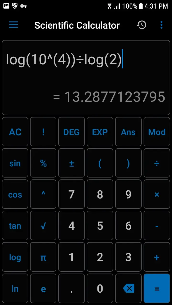 Tangkapan layar NT Calculator 5