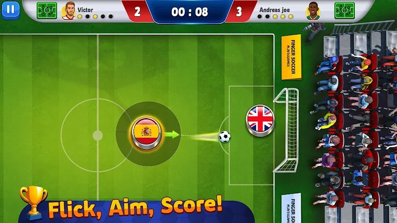 Capture d'écran Finger Soccer Flick Football 5