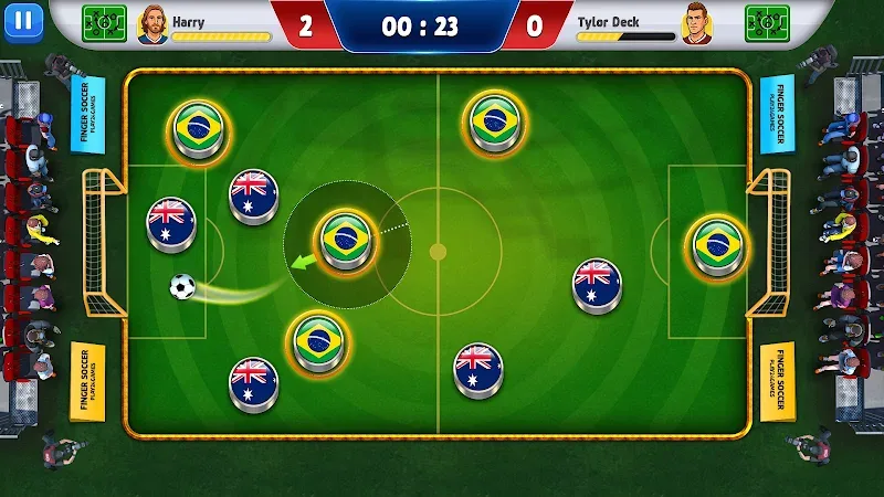 Capture d'écran Finger Soccer Flick Football 3