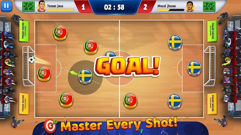 Capture d'écran Finger Soccer Flick Football 2