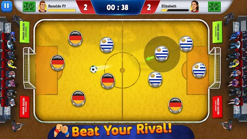 Capture d'écran Finger Soccer Flick Football 4
