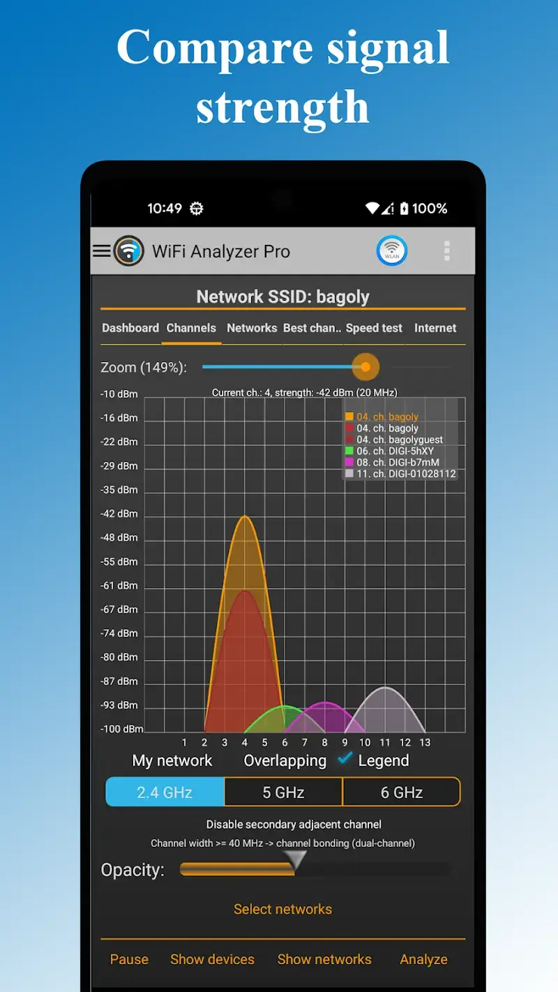 WiFi Analyzer Pro screenshot 1