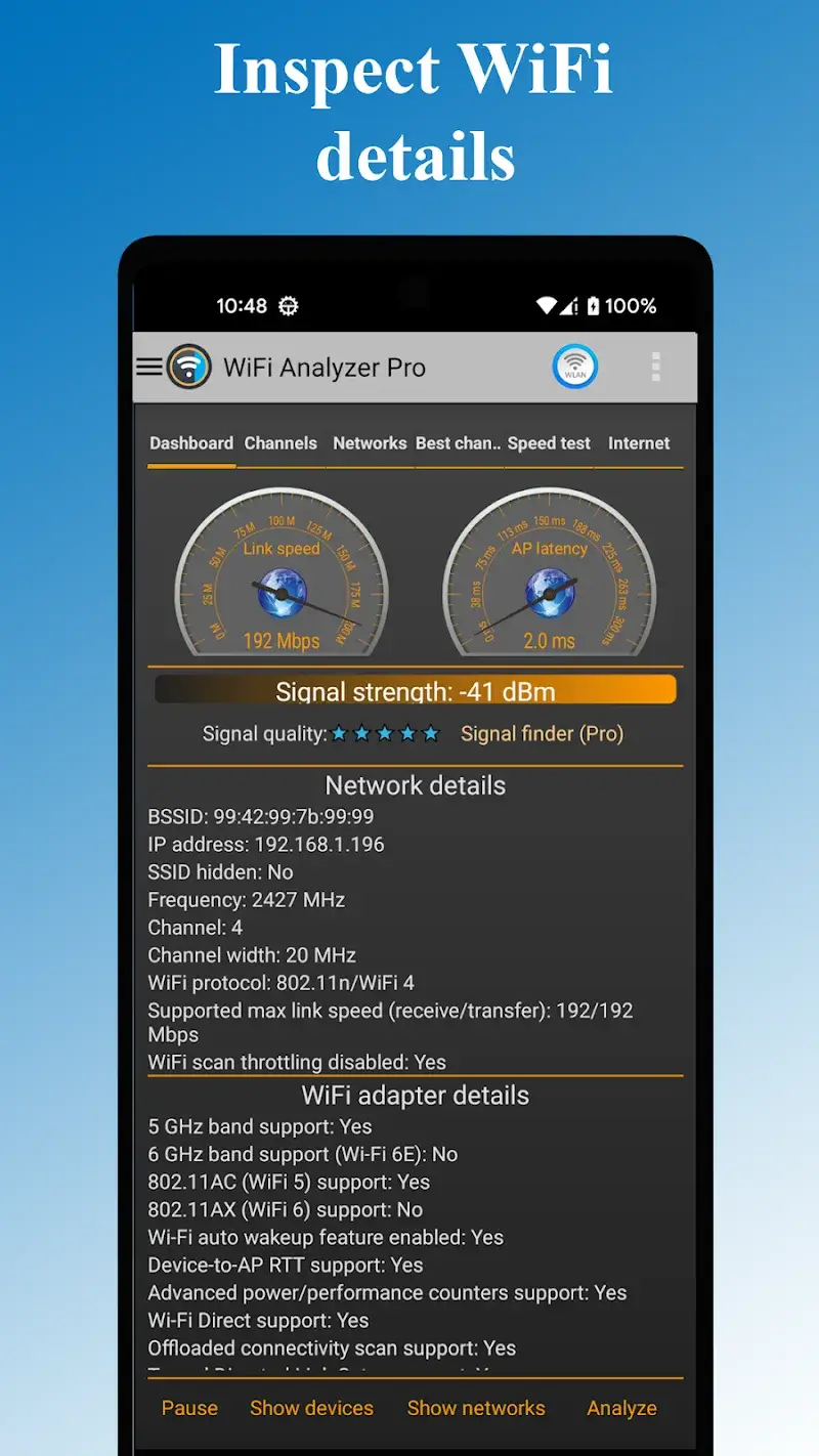 WiFi Analyzer Pro screenshot 2