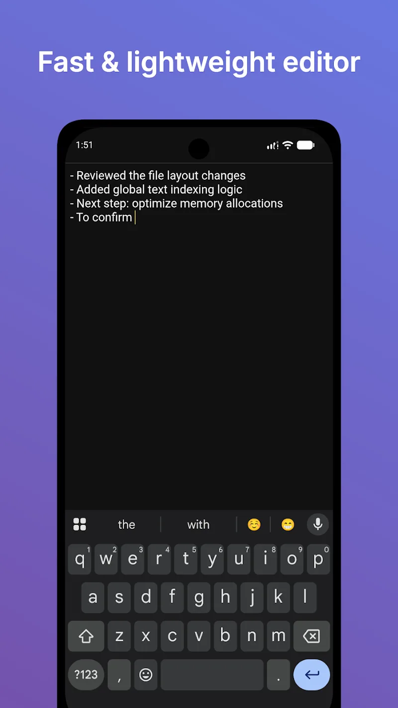 Segunda captura de pantalla de txtpad+