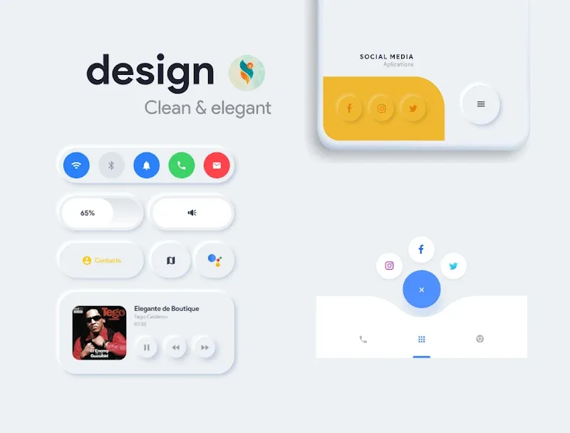 Aperçu de l'application Shadow KWGT 2