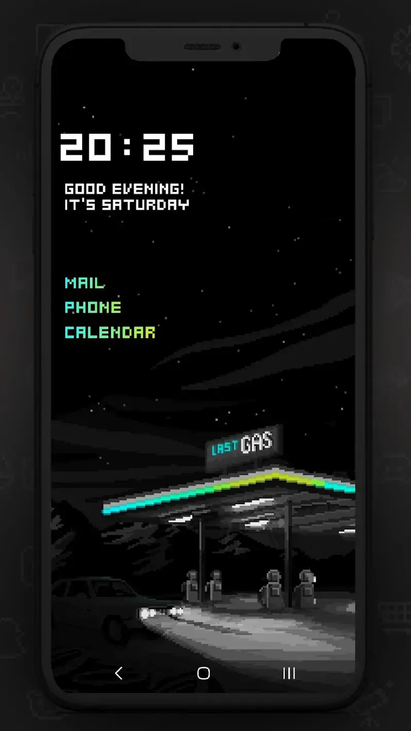 Retro Mode - Icon Pack (Neon) captura 5