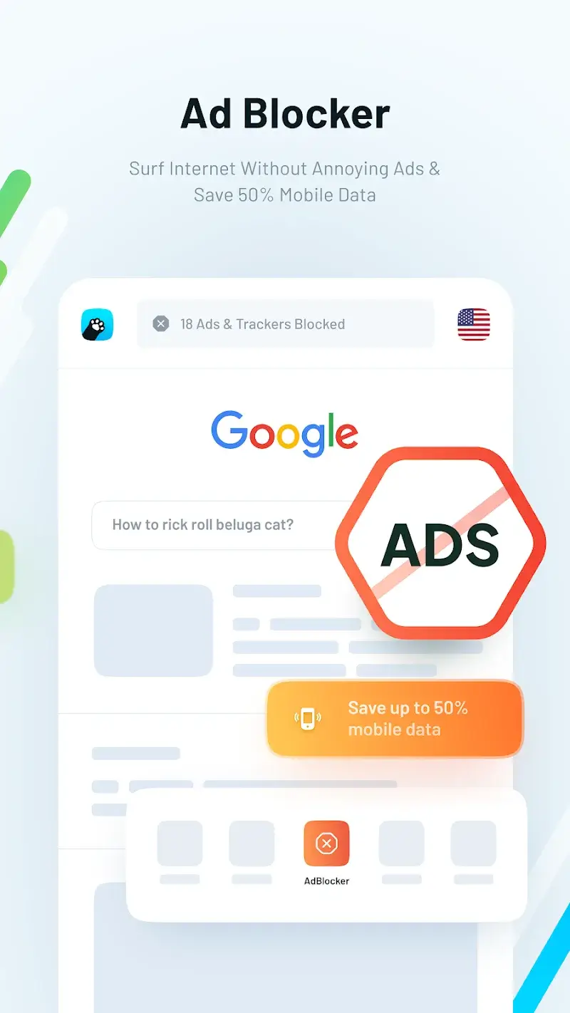Pratinjau aplikasi Pawxy VPN 4