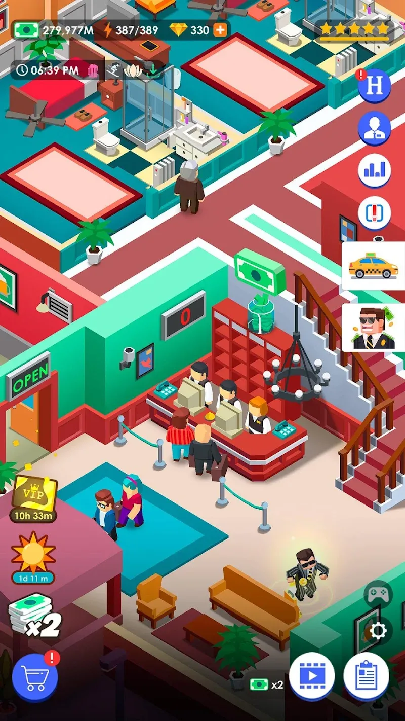 Hotel Empire Tycoon screenshot 5