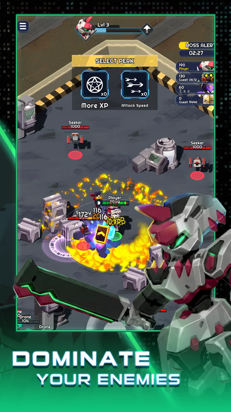 Mybots: Mech Battle Arena - Captura de Tela 1