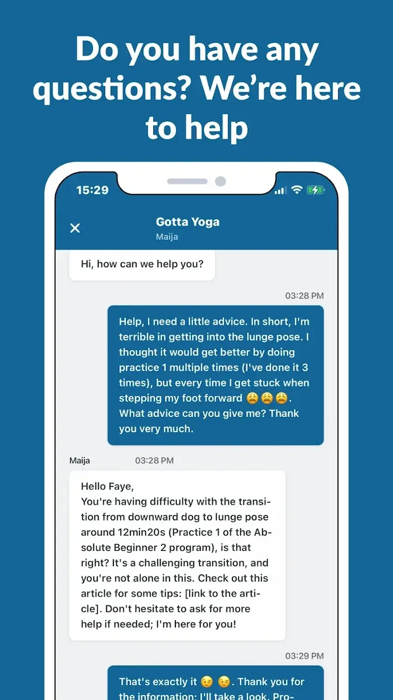 Tangkapan layar Gotta Yoga 5