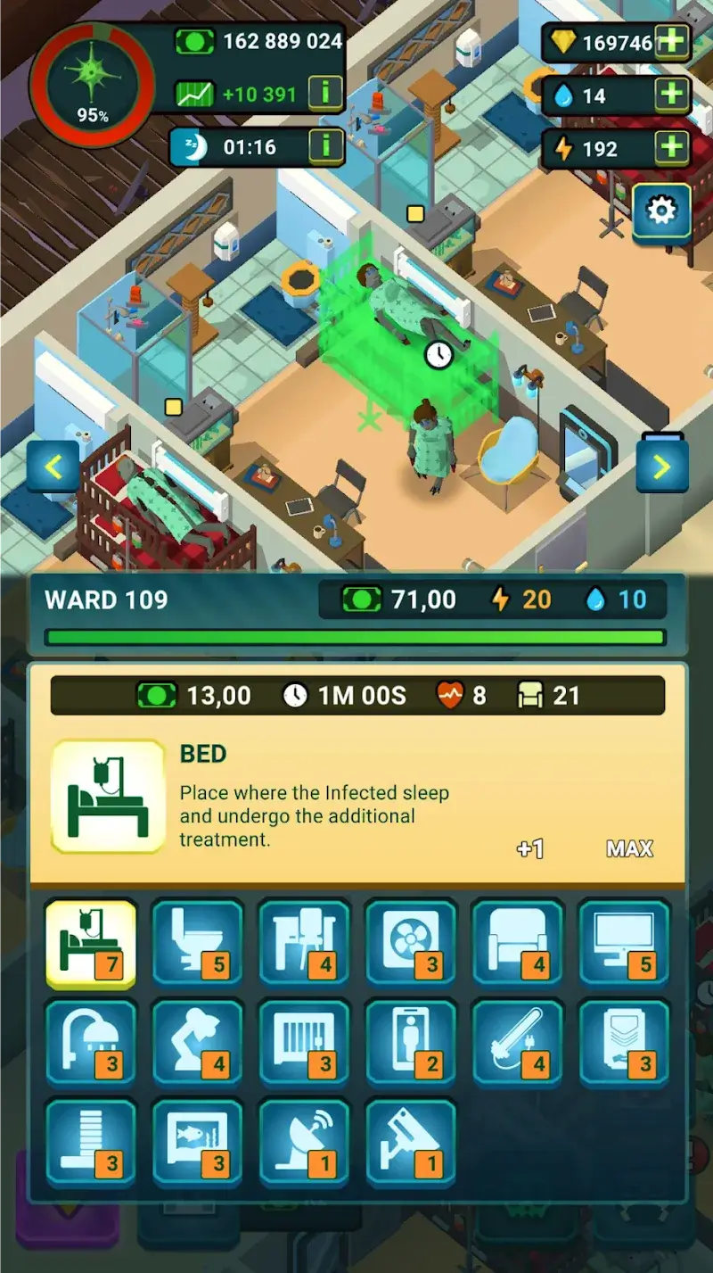 Zombie Hospital - Idle Tycoon ภาพหน้าจอ 6