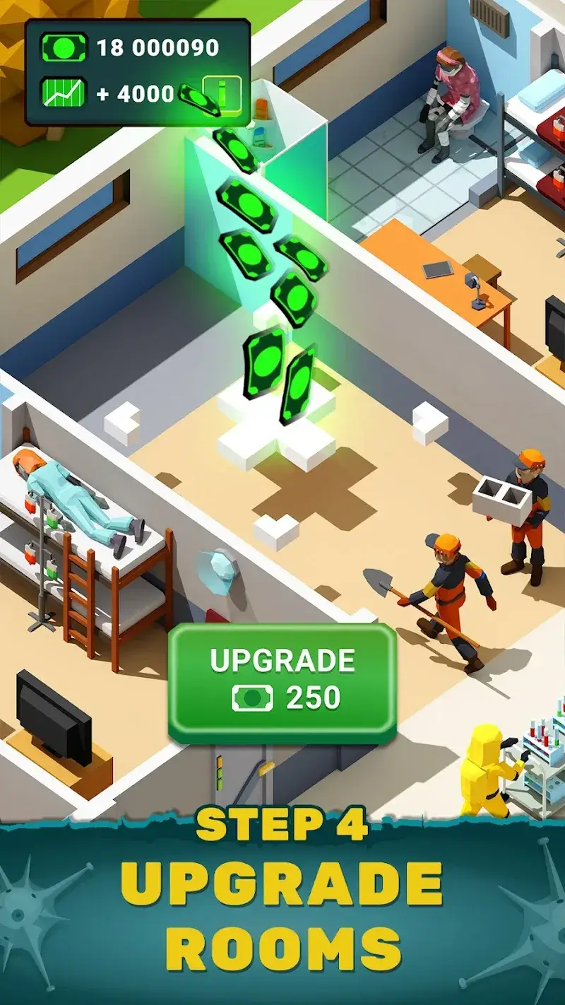 Zombie Hospital - Idle Tycoon ภาพหน้าจอ 4