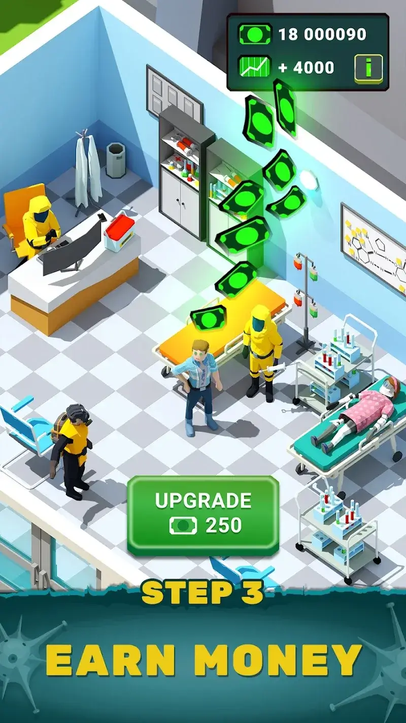 Zombie Hospital - Idle Tycoon ภาพหน้าจอ 3