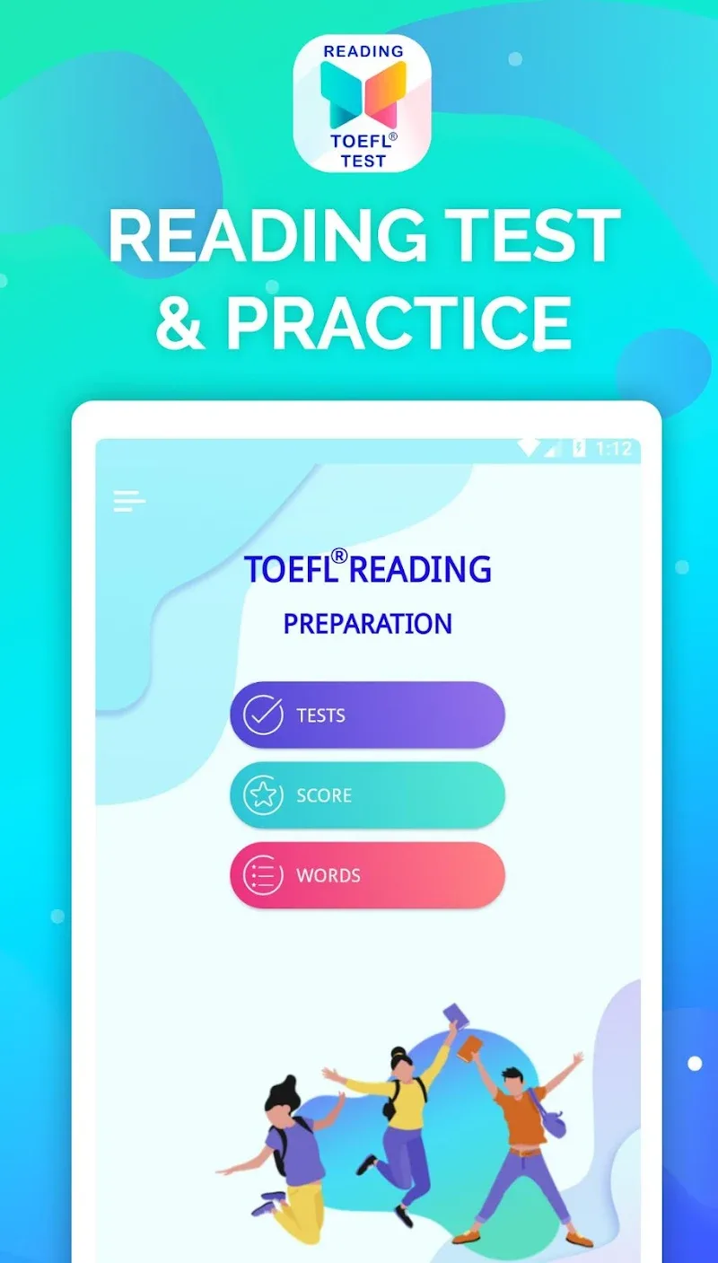 Pratinjau aplikasi TOEFL Reading 2