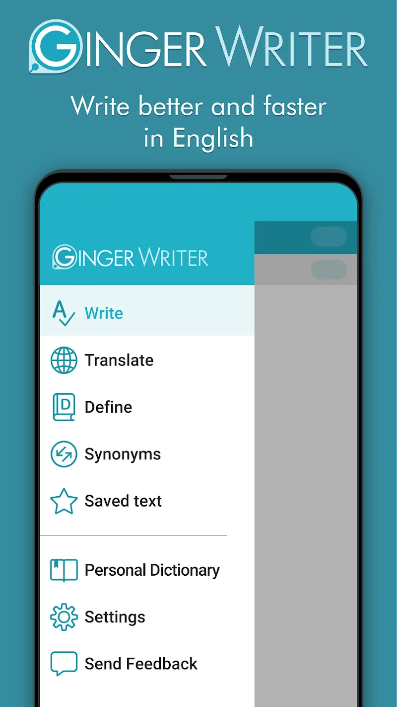 Capture d'écran 6 de Ginger Writer, Grammar Speller