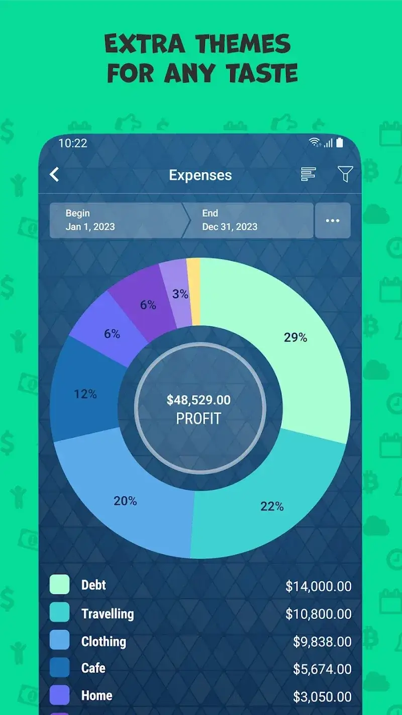 Скриншот приложения Money Pro 5