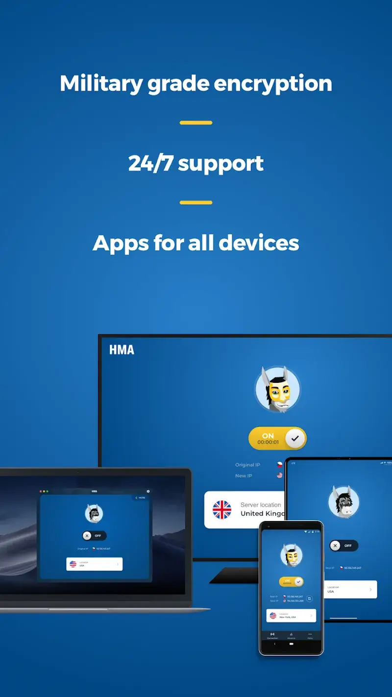 HMA VPN Proxy ekran görüntüsü 5