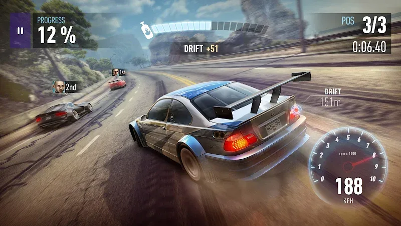 Tangkapan layar Need for Speed No Limits 2