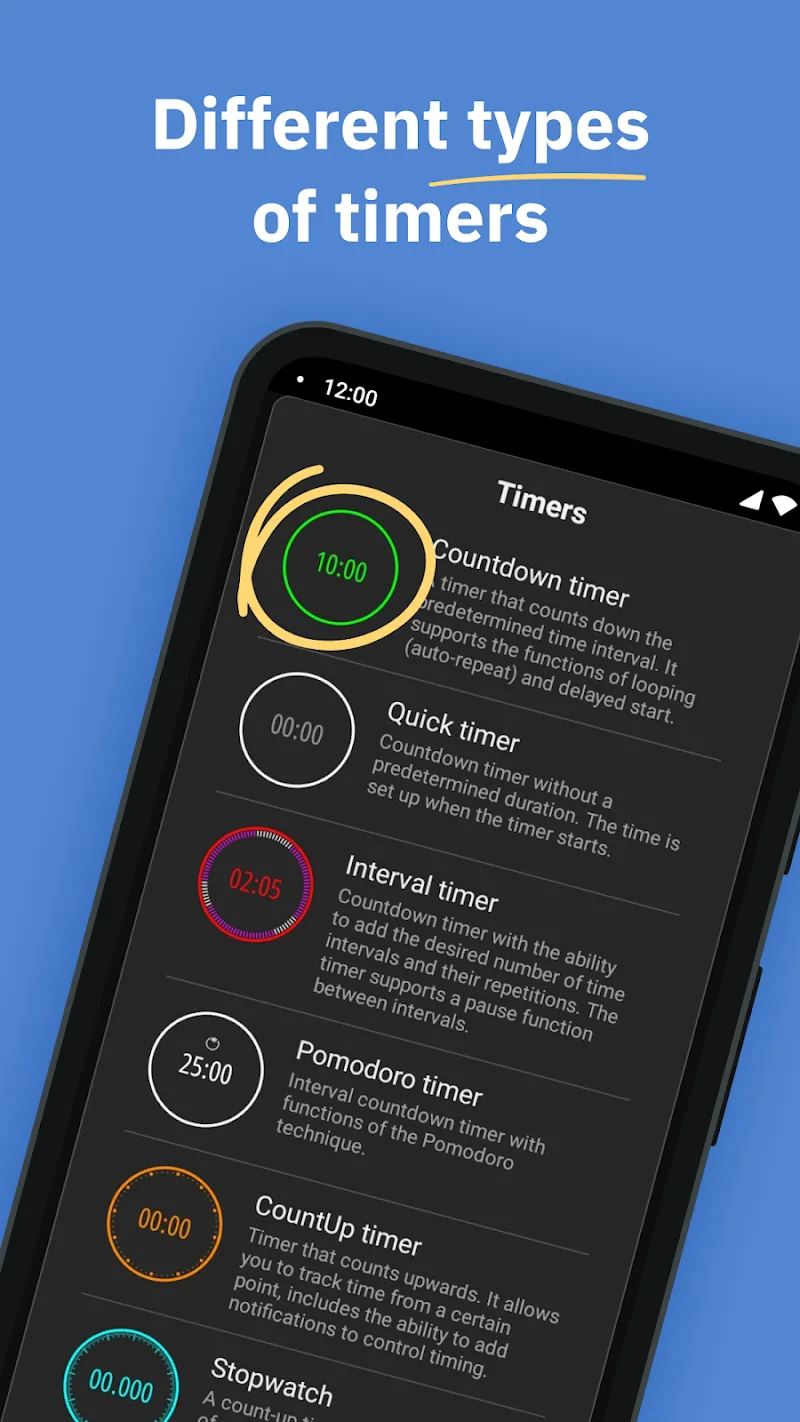 MultiTimer screenshot 2