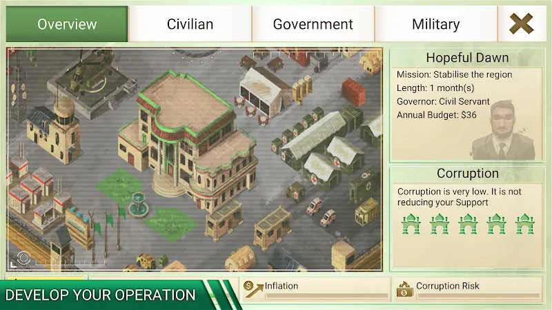 『Rebel Inc.』ゲームプレイスクリーンショット 5