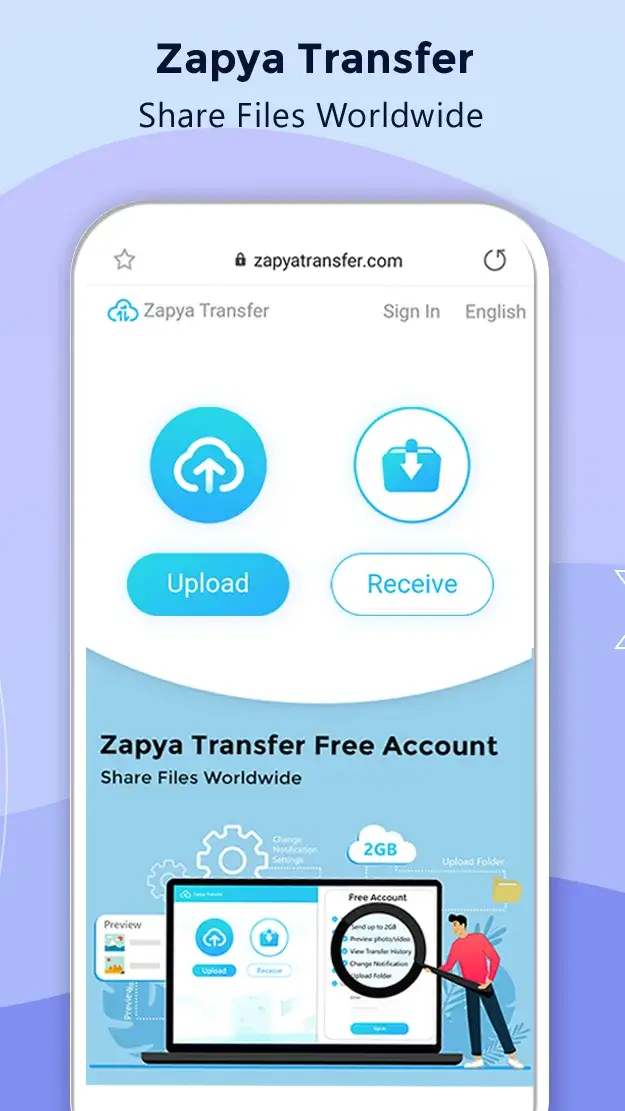 ภาพหน้าจอ Zapya MOD APK 3