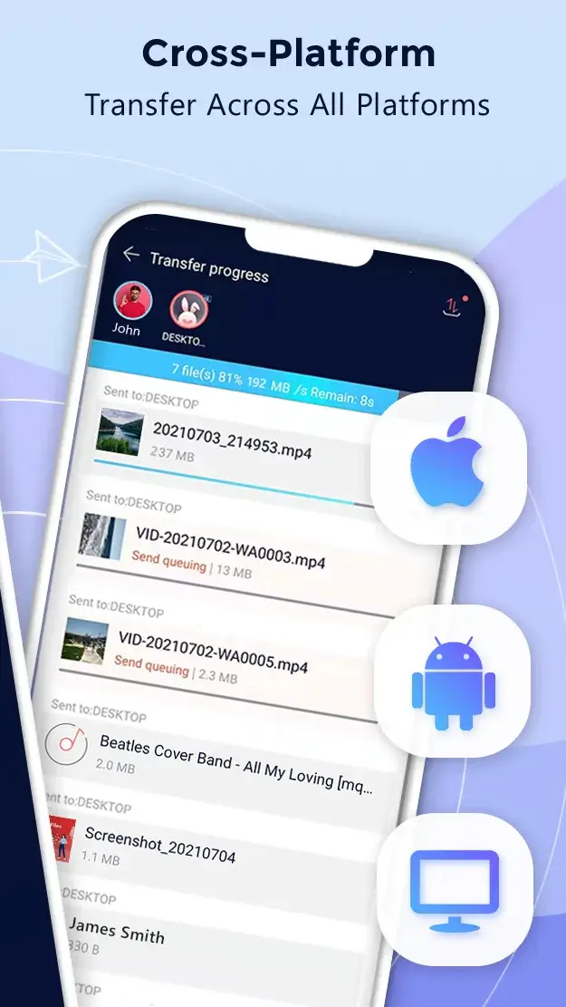 ภาพหน้าจอ Zapya MOD APK 2