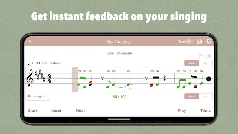 Sight Singing Pro App Screenshot 1