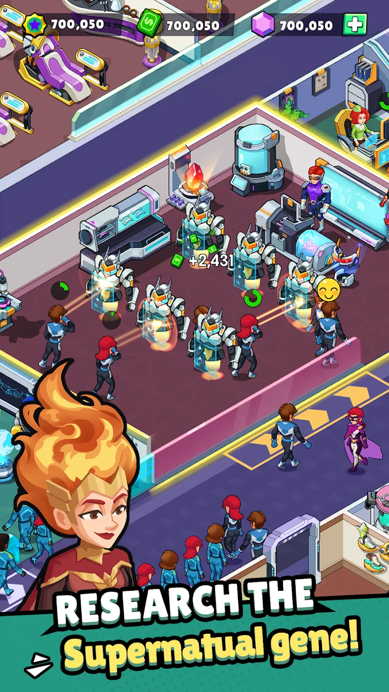 Idle Superpower School Screenshot 3