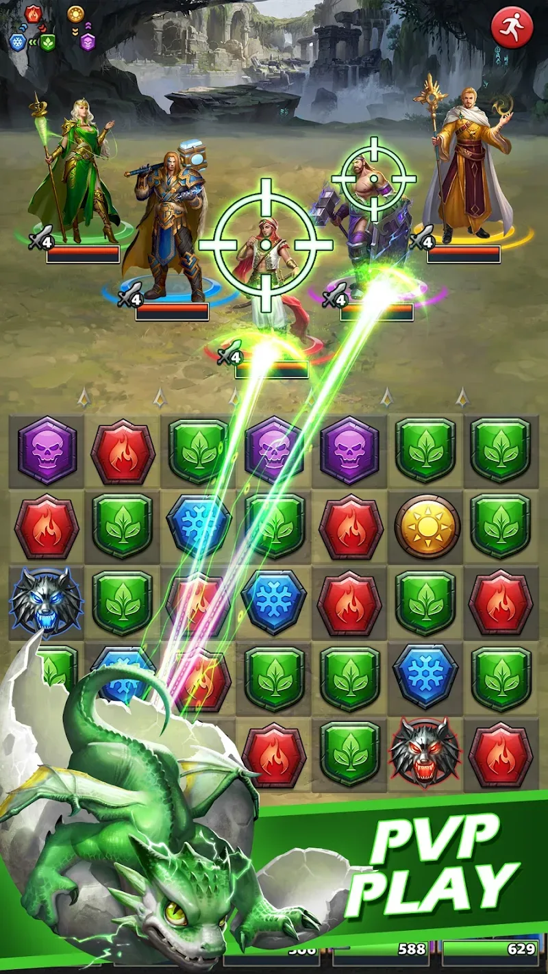 MythWars & Puzzles gameplay screenshot 3