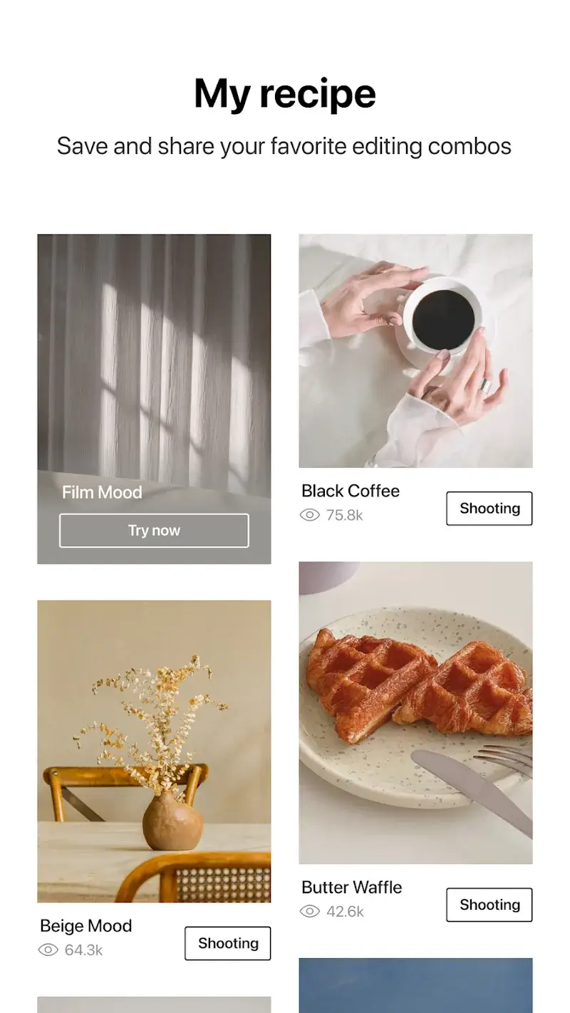 Foodie - Camera For Life ภาพหน้าจอ 4