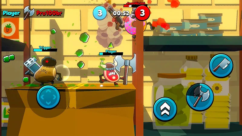 Aperçu du gameplay de Food Gang 4