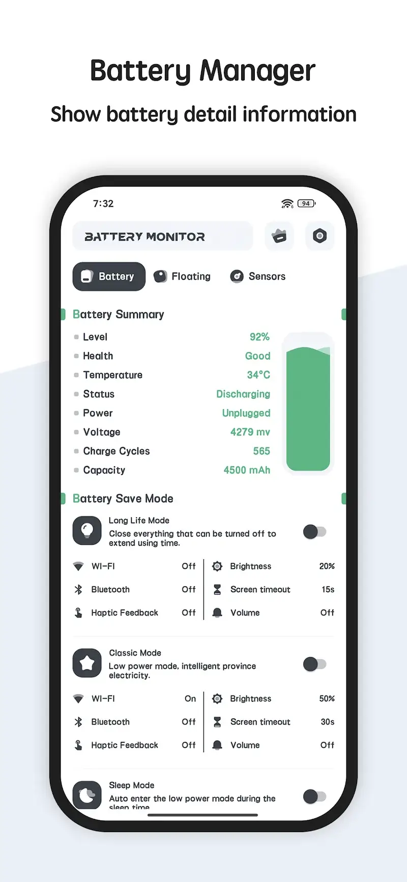 Battery Monitor screenshot 1