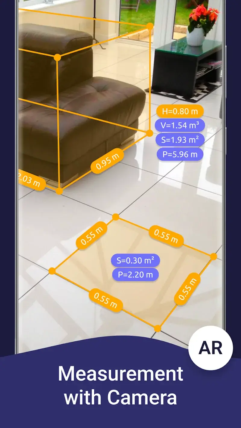 AR Ruler App Screenshot 2