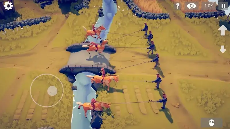 Tangkapan layar gameplay TABS Pocket Edition 2