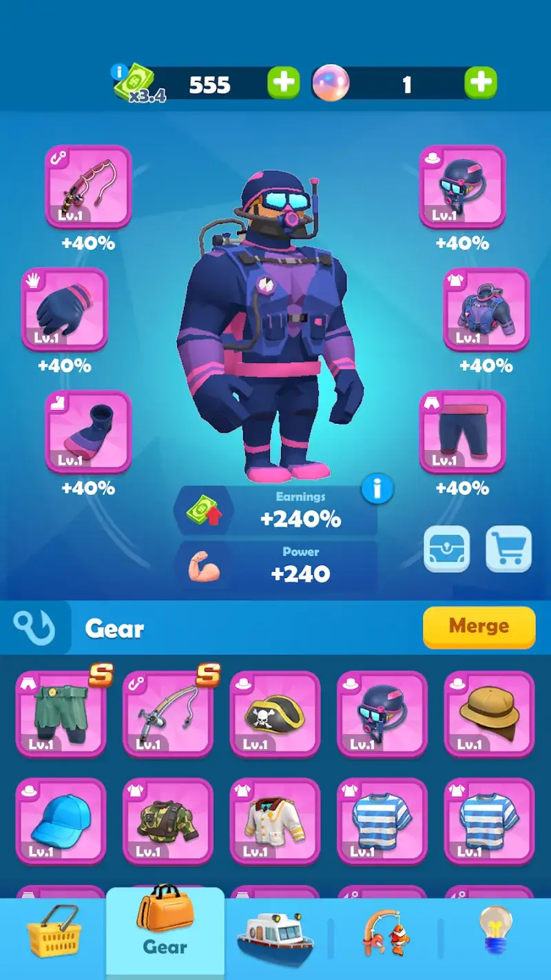 ภาพหน้าจอ Fishing Frenzy: Idle Hooked Inc. 3