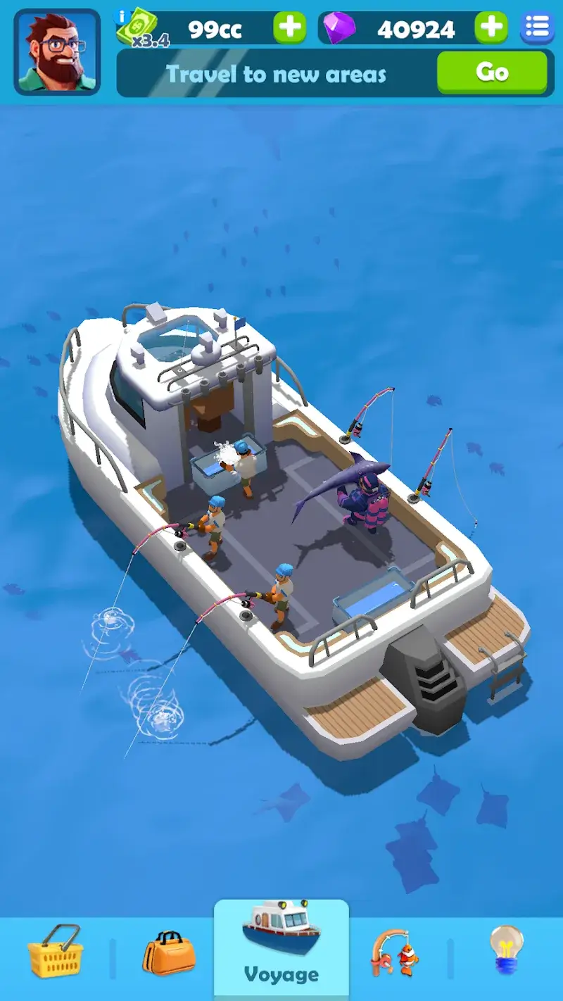 ภาพหน้าจอ Fishing Frenzy: Idle Hooked Inc. 1