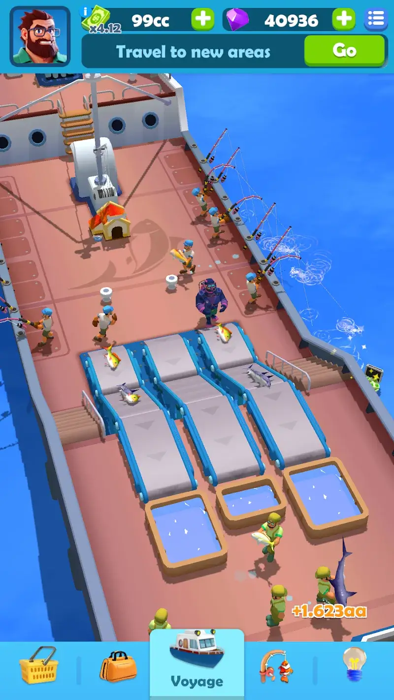 ภาพหน้าจอ Fishing Frenzy: Idle Hooked Inc. 2