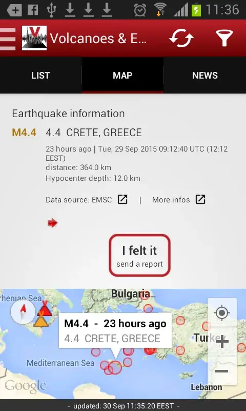 ภาพหน้าจอ Volcanoes & Earthquakes 5
