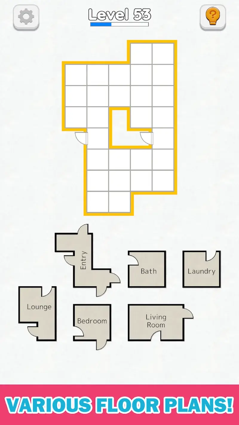 Room Sort - Floor Plan Game capture d'écran 3