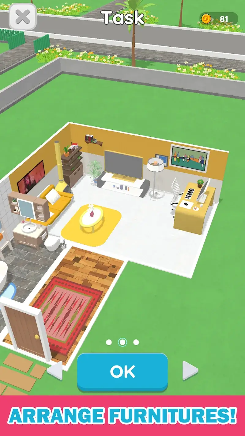 Room Sort - Floor Plan Game capture d'écran 2