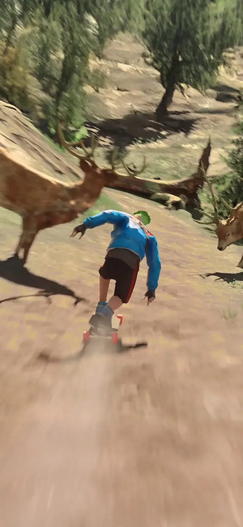 Screenshot gameplay Downhill Racer 3
