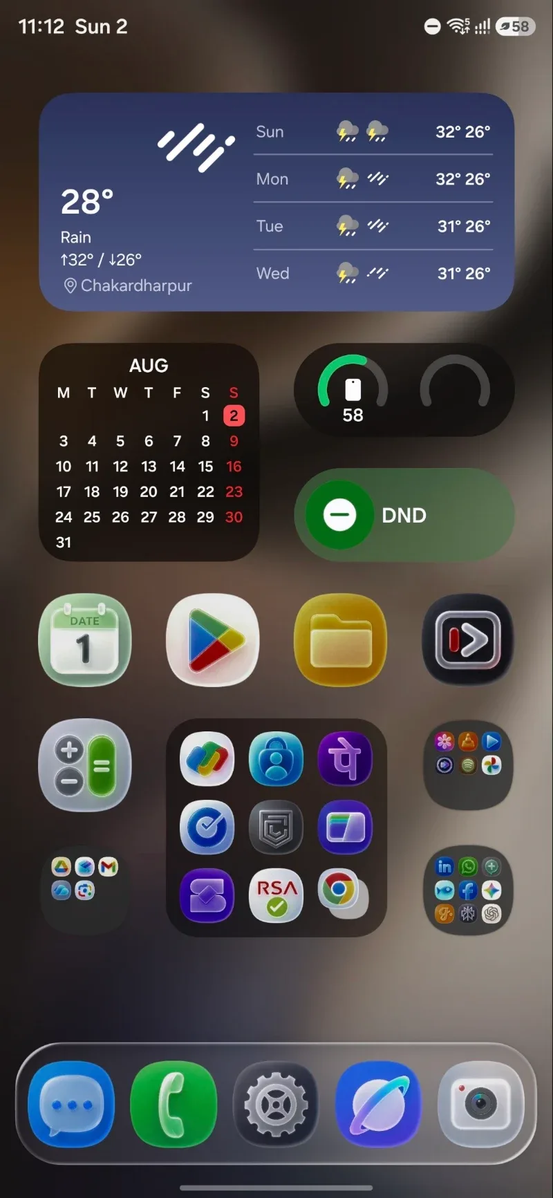Primeira Imagem de Prévia do Liquid Glass Icon Pack