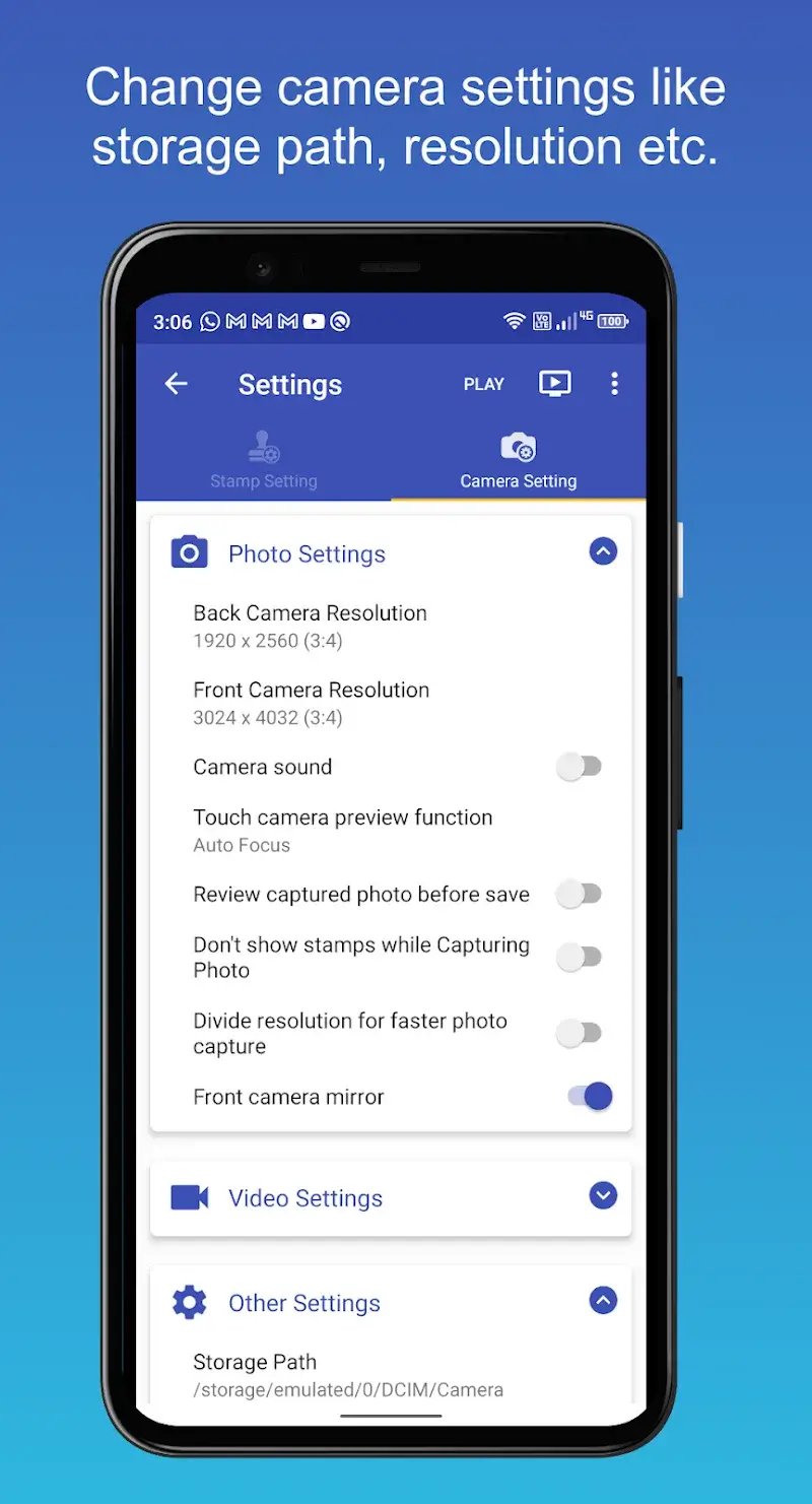PhotoStamp Camera screenshot 4