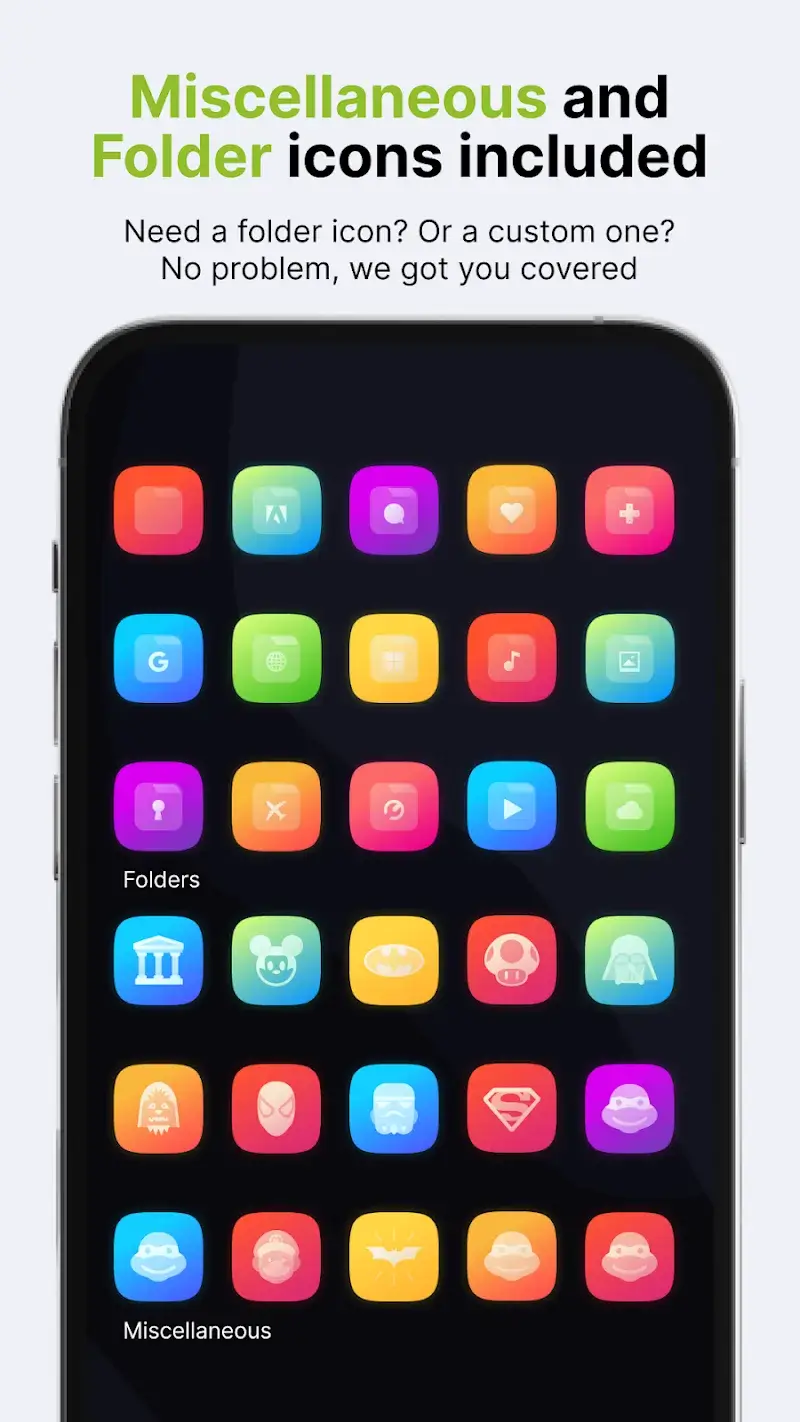 Athena Icon Pack: iOS icons capture d'écran 5