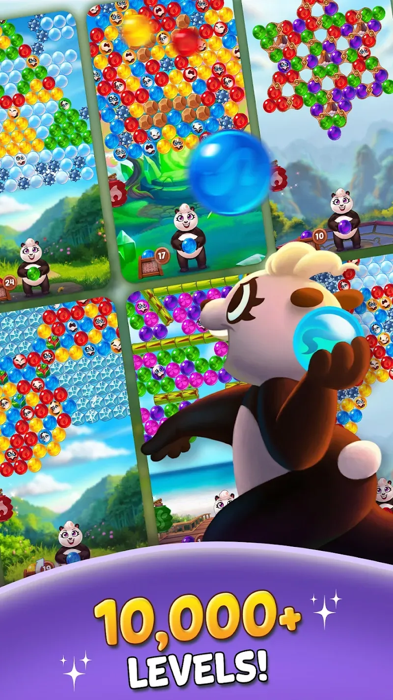 Capture d'écran de Bubble Shooter: Panda Pop 3