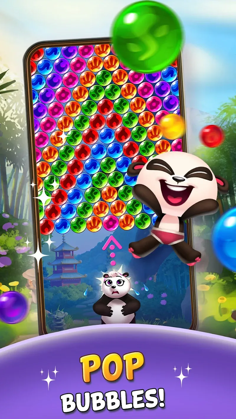 Capture d'écran de Bubble Shooter: Panda Pop 1