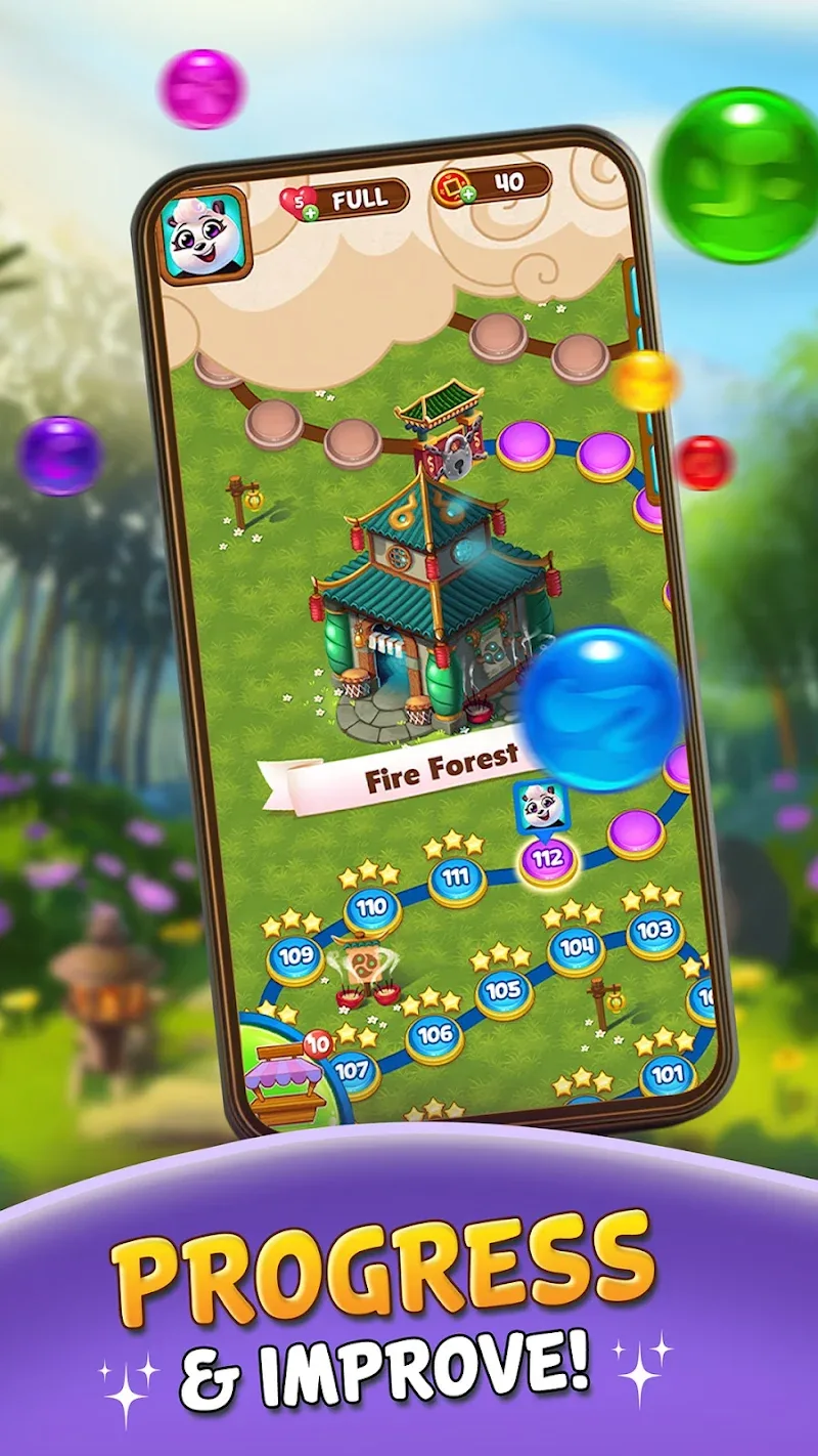 Capture d'écran de Bubble Shooter: Panda Pop 5