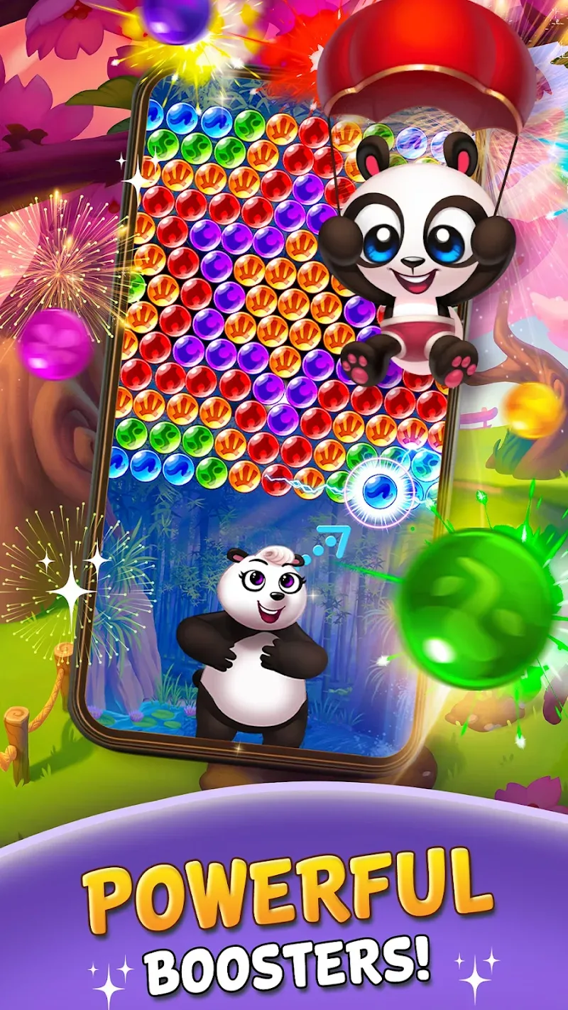 Capture d'écran de Bubble Shooter: Panda Pop 2