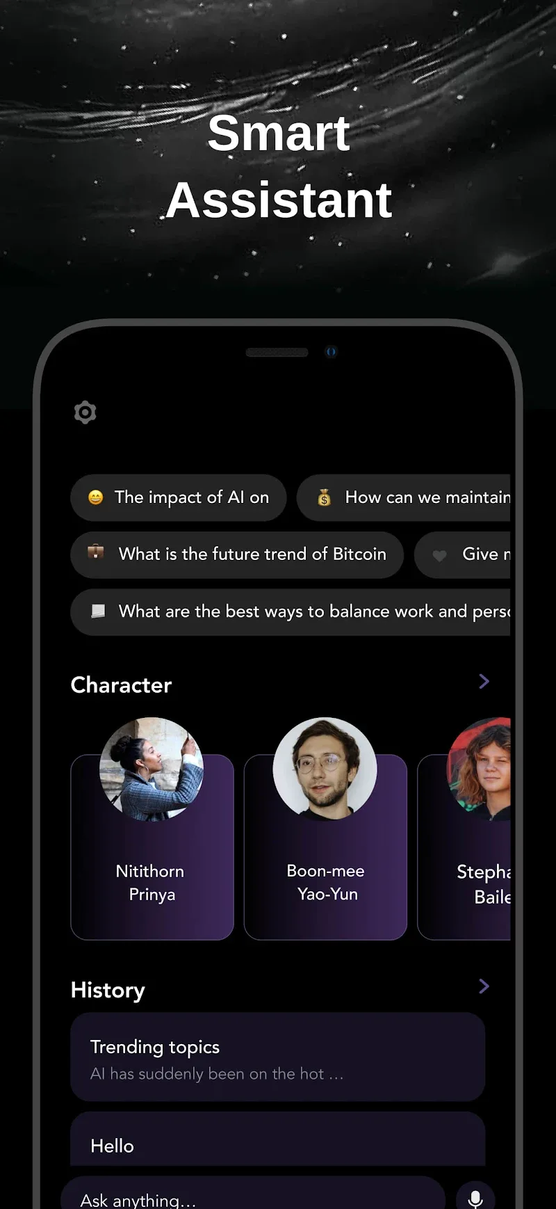 G.AI app preview 2
