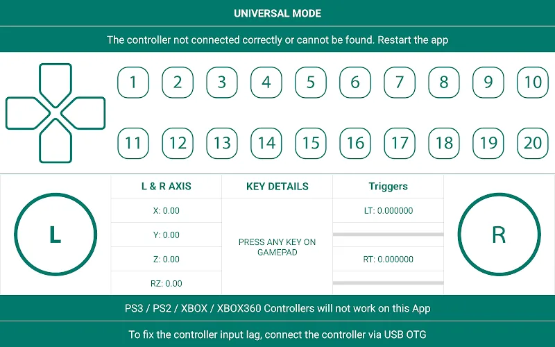 GamePad Tester Screenshot 6